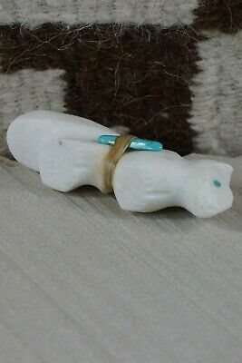 Mountain Lion Zuni Fetish Carving - Herbert Halate - High Lonesome Trading