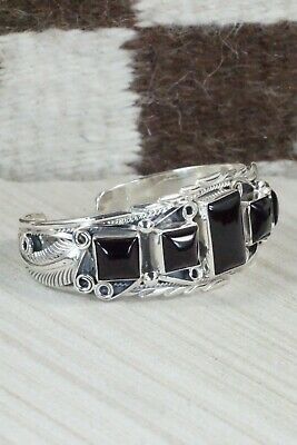 Onyx & Sterling Silver Bracelet - Davey Morgan