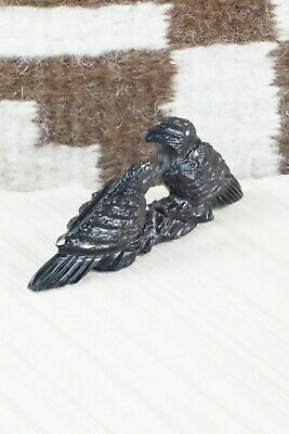 Crows Zuni Fetish Carving - Tony Mackel