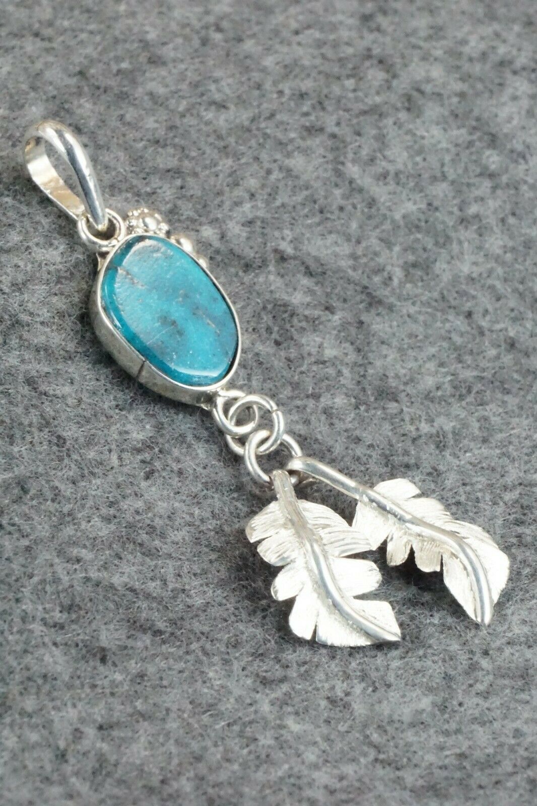 Turquoise & Sterling Silver Pendant - Tammy Deysee