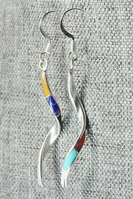 Multi Stone & Sterling Silver Earrings - Ira Johnson