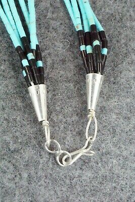 Turquoise, Coral and Shell Necklace - Esquipula Tenorio