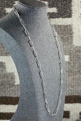 Navajo Sterling Silver Chain Necklace - Sally Shurley