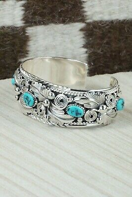 Turquoise & Sterling Silver Bracelet - Henry Attakai