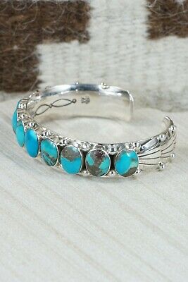 Navajo Turquoise & Sterling Silver Bracelet - Native American