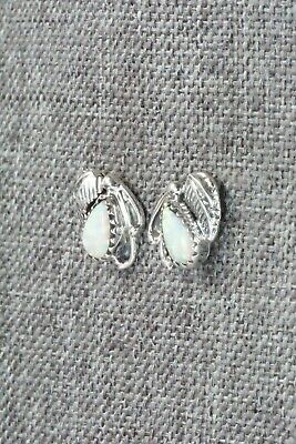 Opal & Sterling Silver Earrings - Elaine Shirley