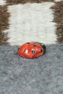Lady Bug Zuni Fetish Carving - Reynold Lunasee