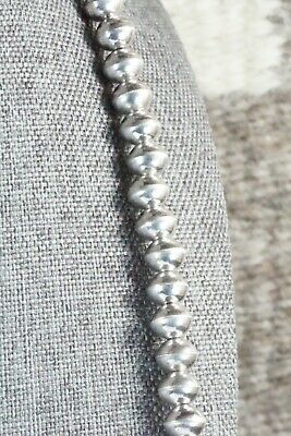 Sterling Silver Navajo Pearl Necklace - Preston Haley - High Lonesome Trading