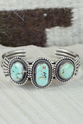 Turquoise and Sterling Silver Bracelet - Jess Martinez