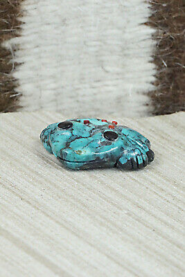 Frog Zuni Fetish Carving - Reynold Lunasee
