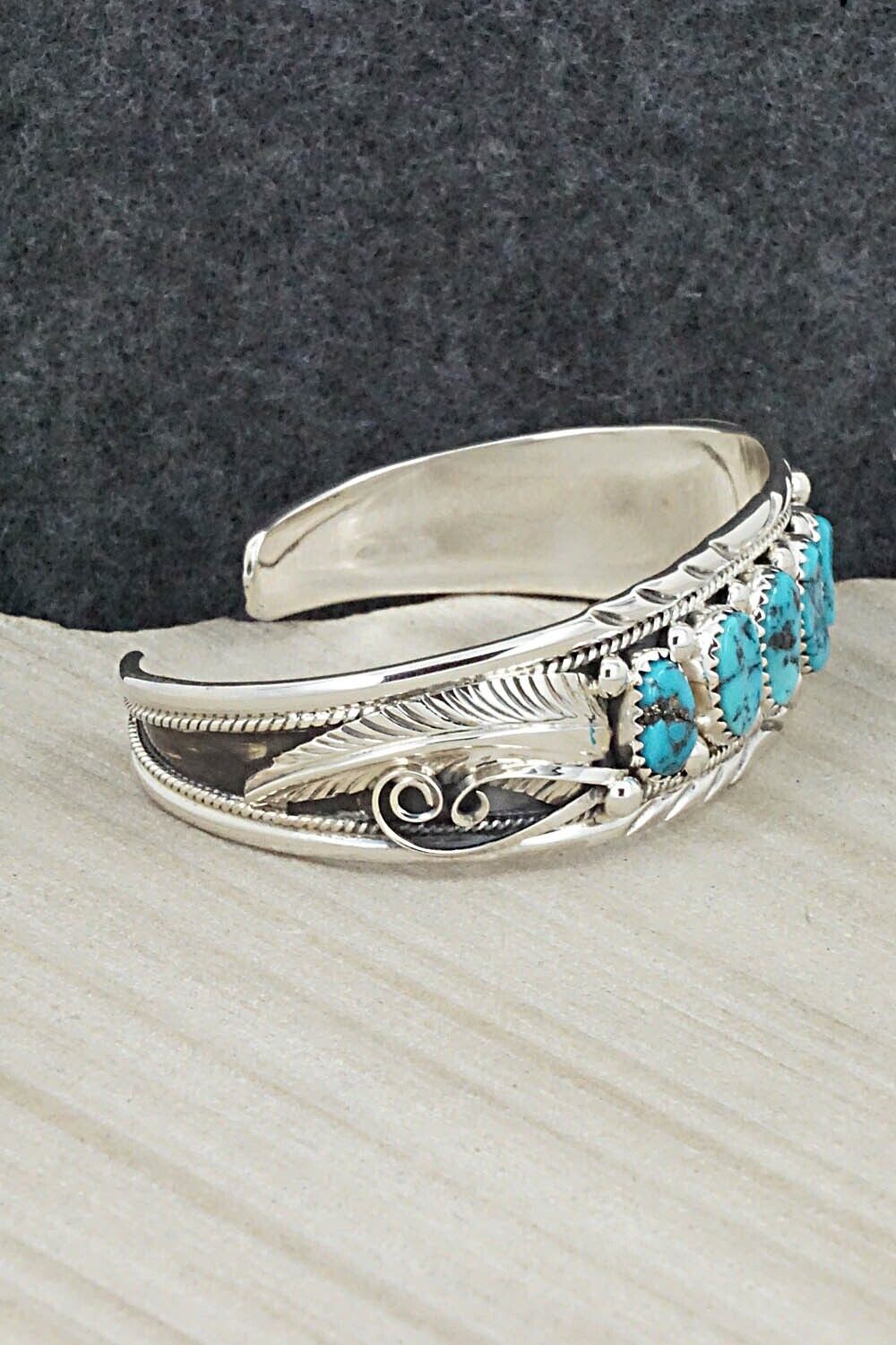Turquoise & Sterling Silver Bracelet - Davey Morgan