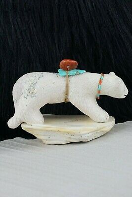 Mountain Lion Zuni Fetish Carving - Darrell Westika - High Lonesome Trading
