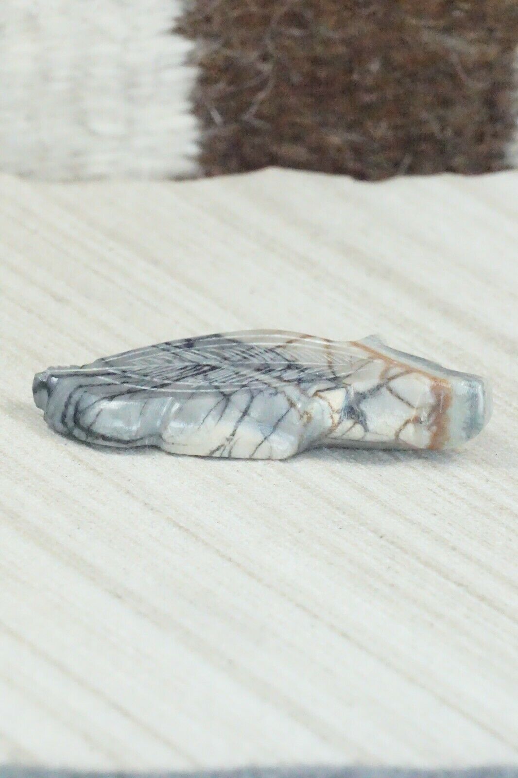 Badger Zuni Fetish Carving - Kenny Chavez