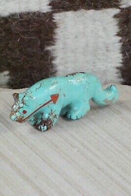 Mountain Lion Zuni Fetish Carving - Andres Quandelacy