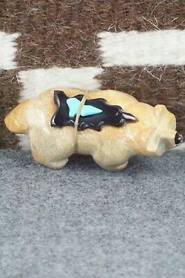 Badger Zuni Fetish Carving - Enrike Leekya