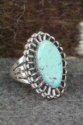 Turquoise & Sterling Silver Ring - Jimson Belin - Size 8.5