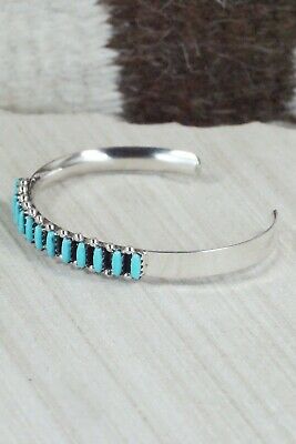 Turquoise & Sterling Silver Bracelet - Veronica Martza