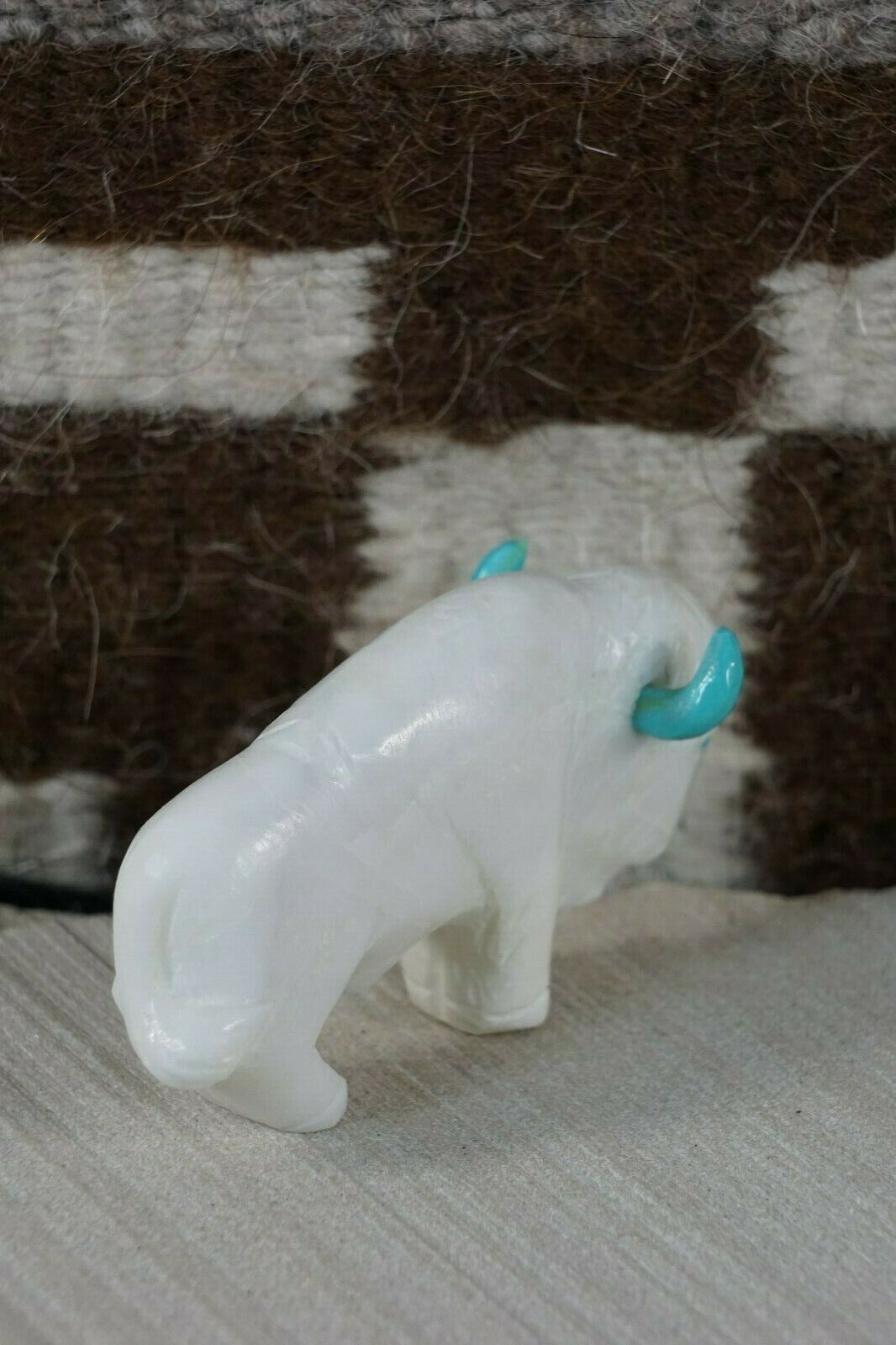 Buffalo Zuni Fetish Carving - Cody Nastacio - High Lonesome Trading