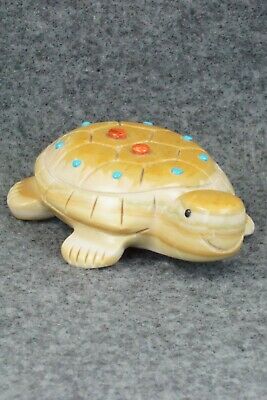 Turtle Zuni Fetish Carving - Reynold Lunasee