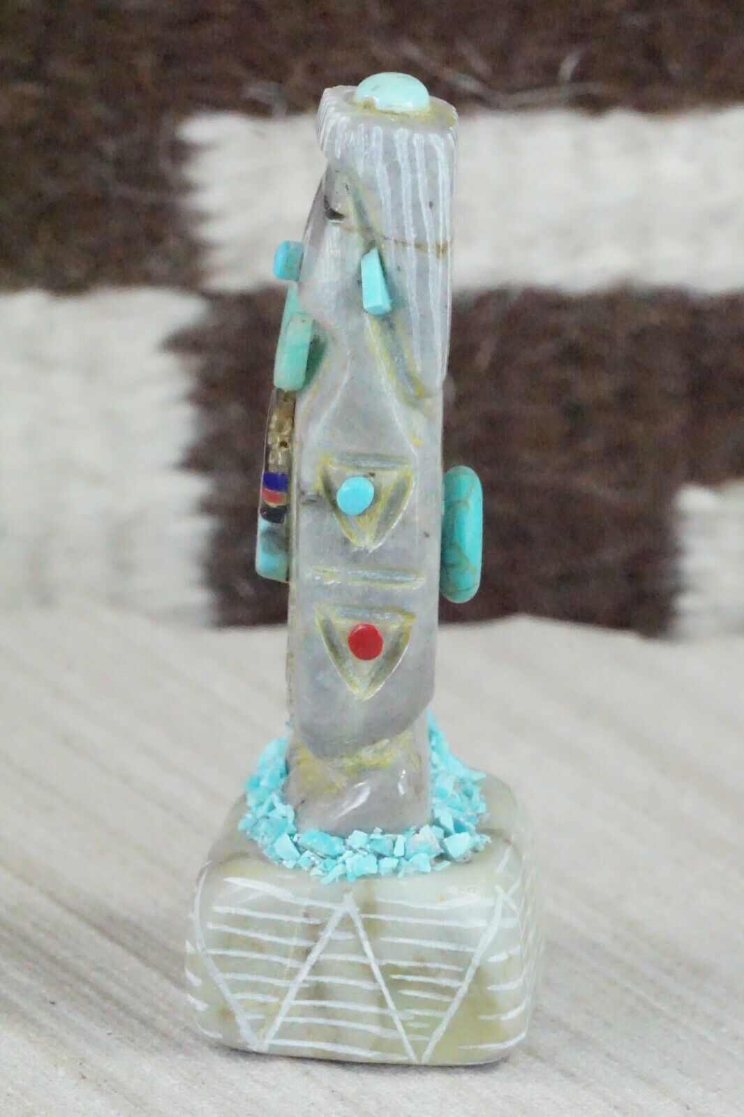 Corn Maiden Zuni Fetish Carving - Roger Shebola