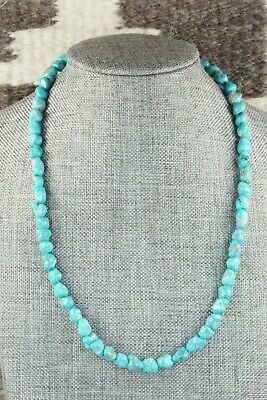 Turquoise & Sterling Silver Necklace - Doreen Jake