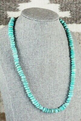 Turquoise & Sterling Silver Necklace - Louise Joe