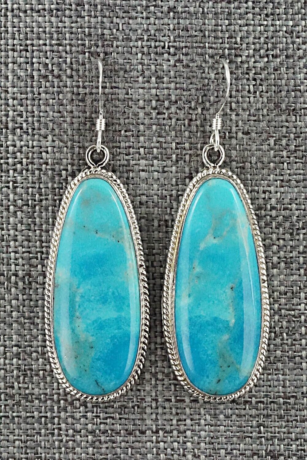 Turquoise and Sterling Silver Earrings - Sharon McCarthy