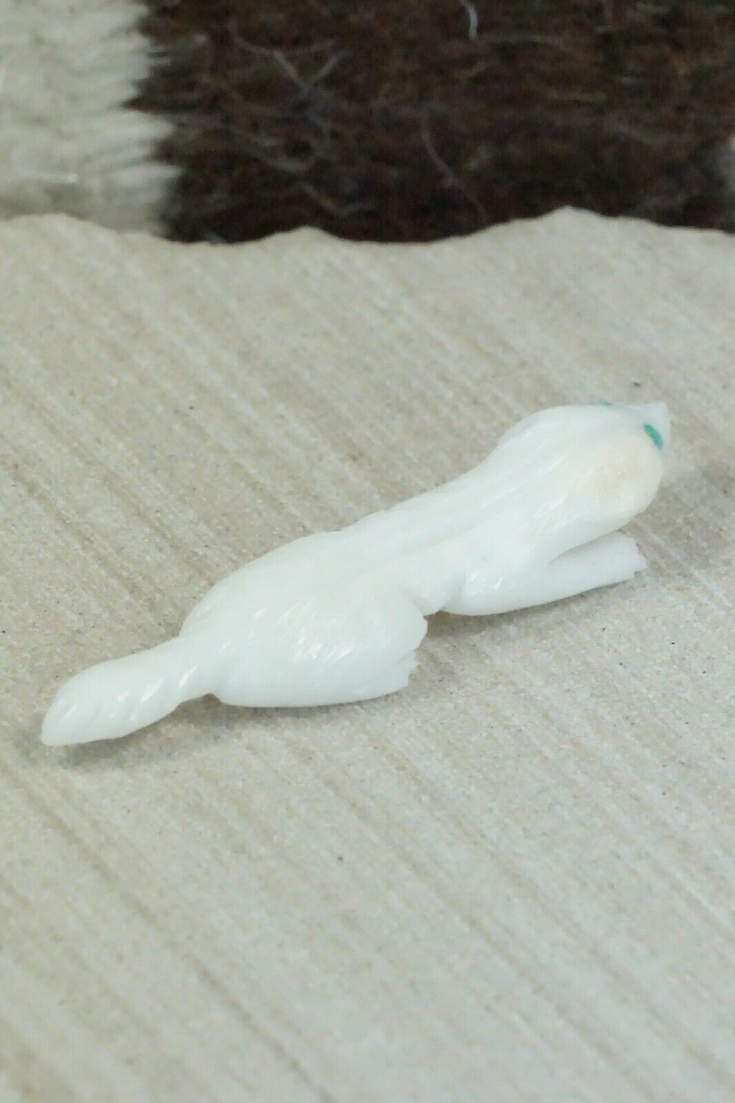 Badger Zuni Fetish Carving - Jonas Hustito
