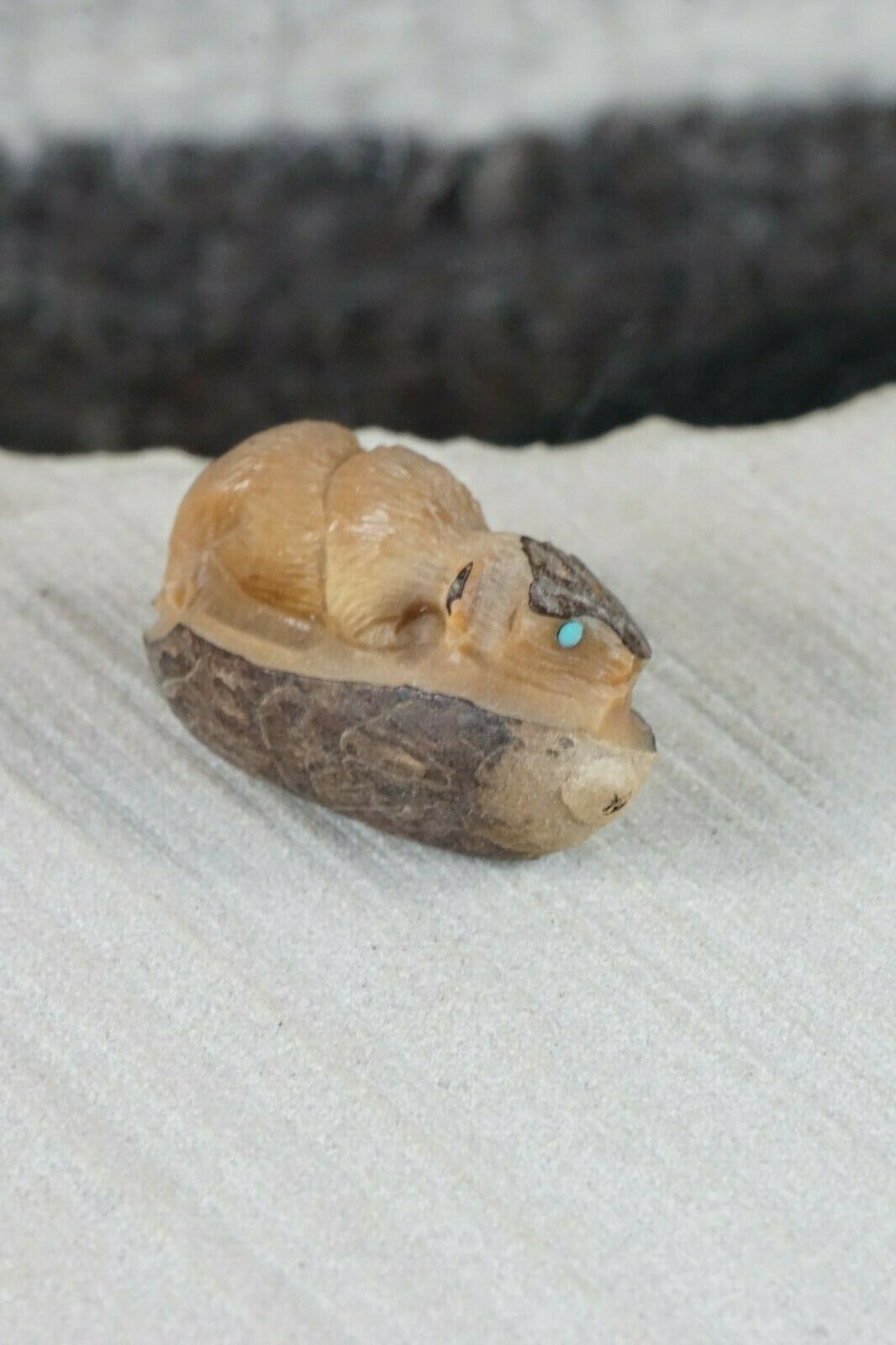 Calf Zuni Fetish Carving - Chris Peina - High Lonesome Trading