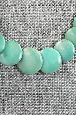 Turquoise & Sterling Silver Necklace - Navajo