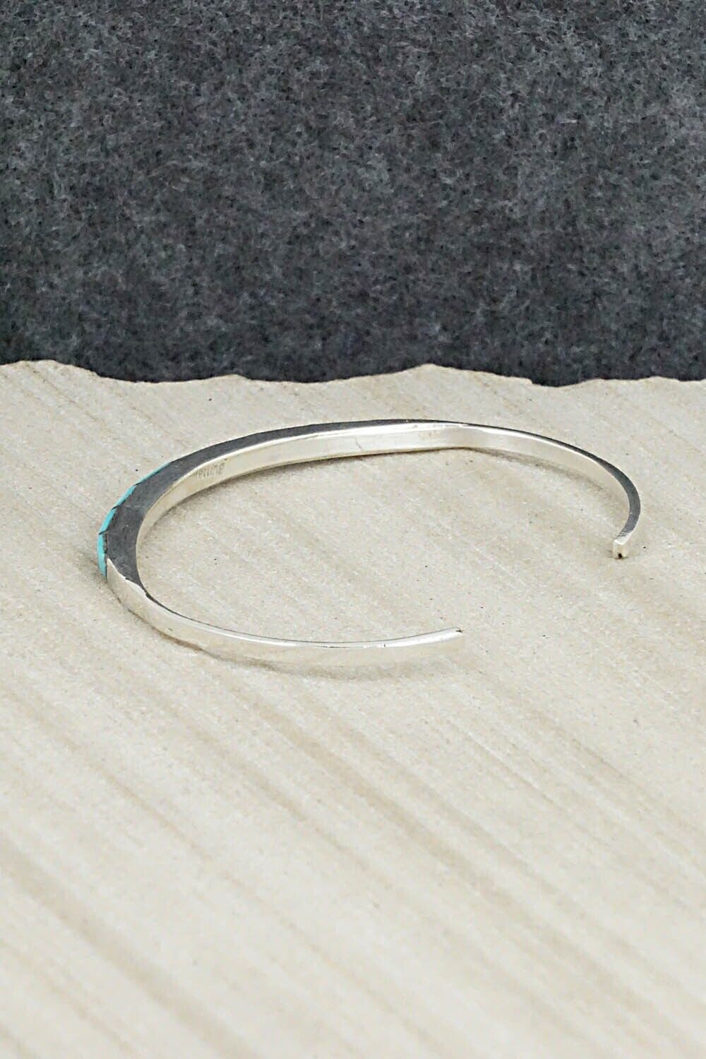 Turquoise & Sterling Silver Bracelet - Jeanette Chavez