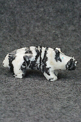 Hog Zuni Fetish Carving - Cody Nastacio