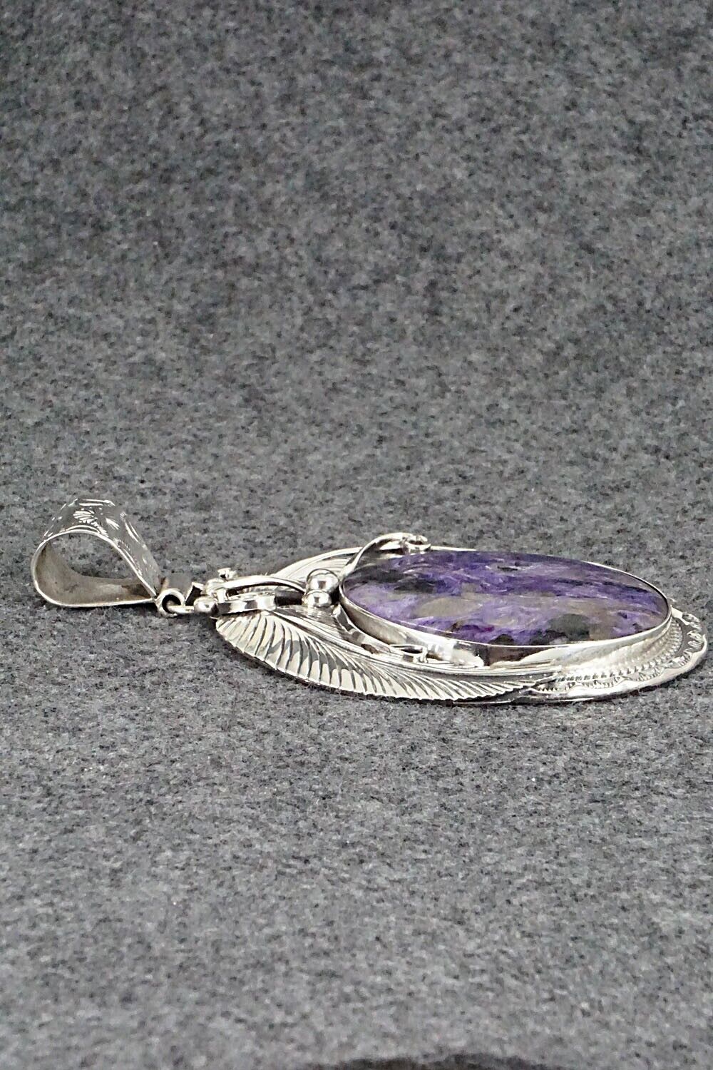 Charoite & Sterling Silver Pendant - Davey Morgan