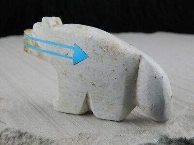 Bear Zuni Fetish Carving - Bernard Laiwakete - High Lonesome Trading