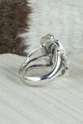Turquoise & Sterling Silver Ring - Irvin Tsosie - Size 7