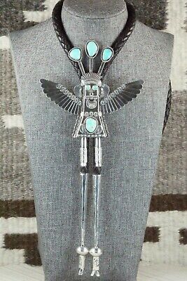 Turquoise & Sterling Silver Bolo Tie - Garret Hale