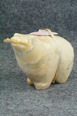 Bear Zuni Fetish Carving - Delvin Leekya