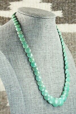 Turquoise & Sterling Silver Necklace - Navajo