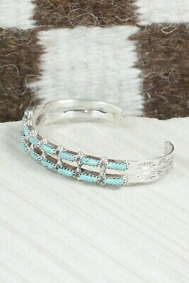 Turquoise & Sterling Silver Bracelet - Murray Hannaweeka