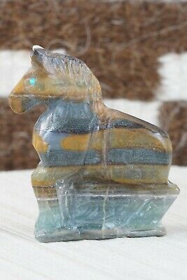 Horse Zuni Fetish Carving - Jerrold Lahaleon - High Lonesome Trading