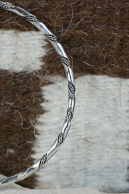 Sterling Silver Bangle Cuff - Elaine Tahe
