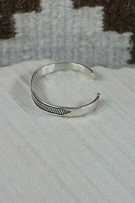 Navajo Sterling Silver Bracelet - Bruce Morgan - High Lonesome Trading