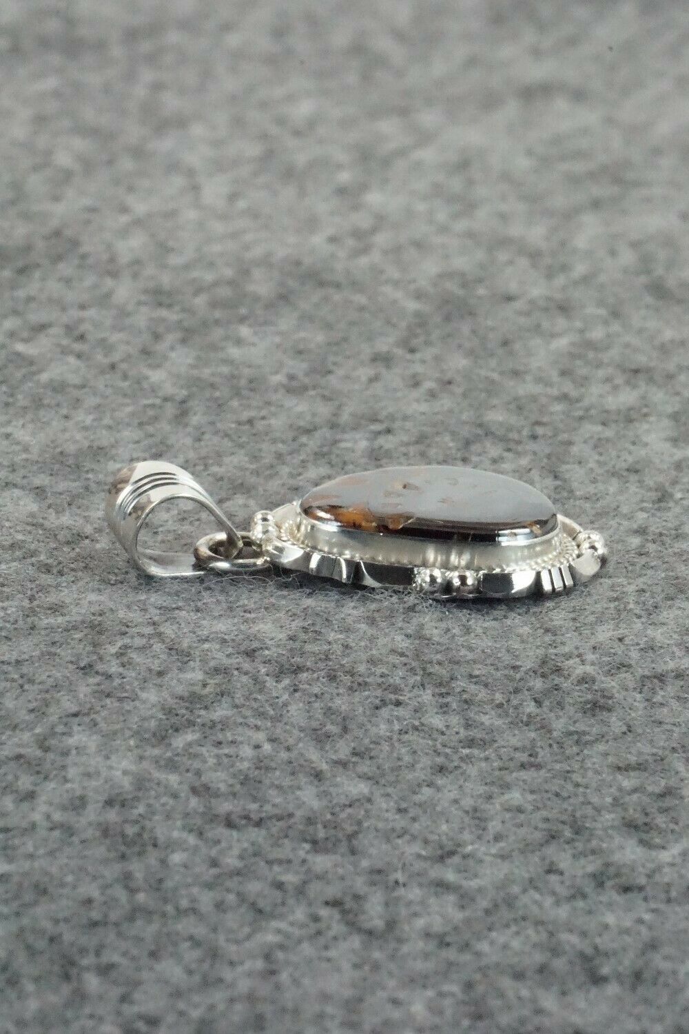 Moroccan Ammonite & Sterling Silver Pendant - Sharon McCarthy
