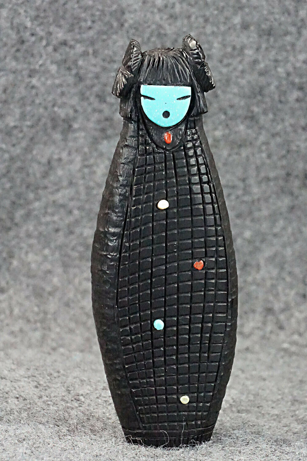 Corn Maiden Zuni Fetish Carving - Sandra Quandelacy
