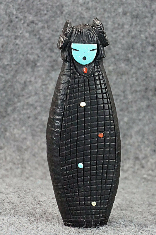 Corn Maiden Zuni Fetish Carving - Sandra Quandelacy
