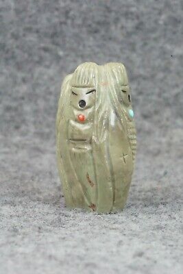 Corn Maiden Zuni Fetish Carving - Sandra Quandelacy