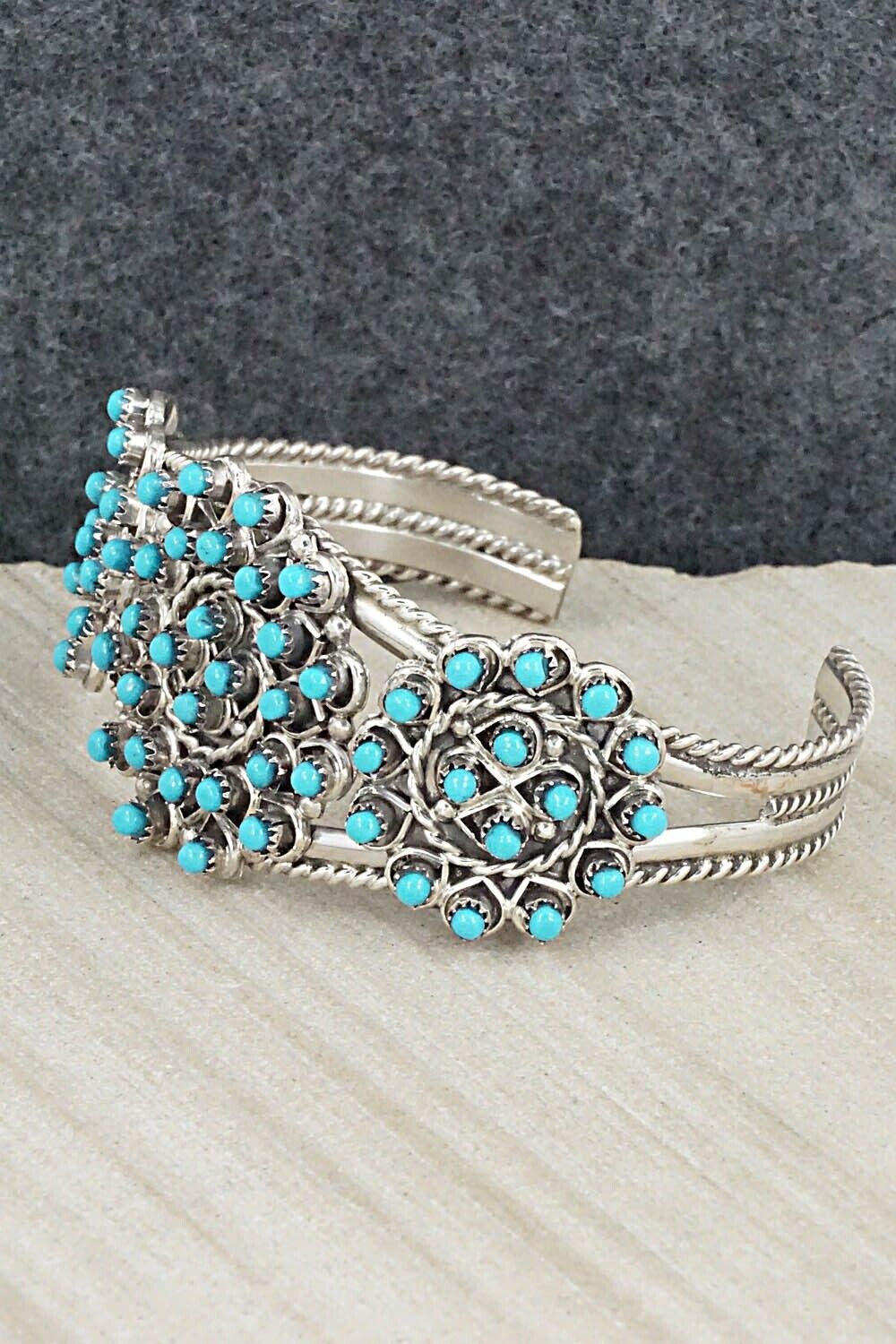 Turquoise & Sterling Silver Bracelet - Wayne Johnson Sr.