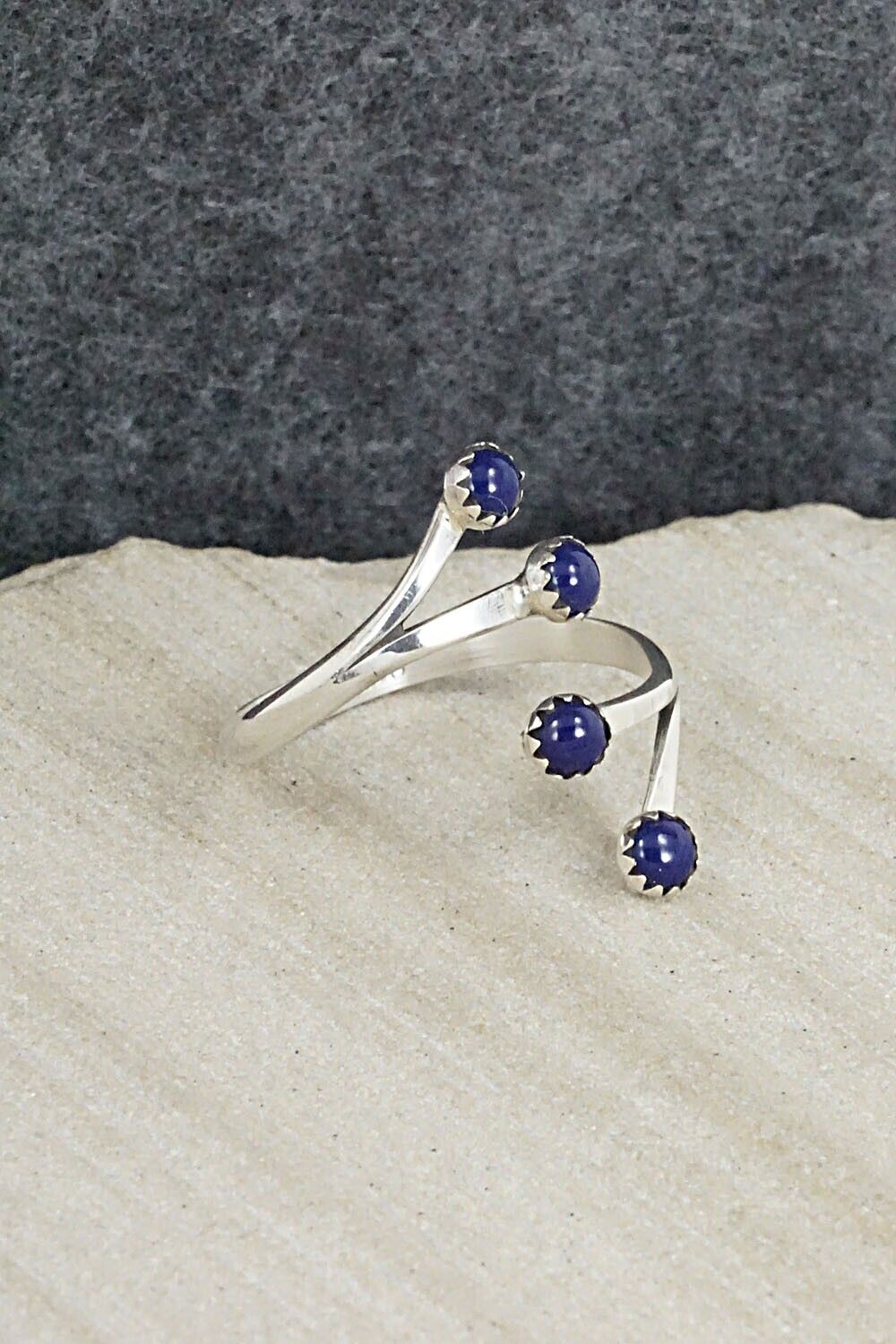 Lapis & Sterling Silver Ring - Harris Largo - Size 8.5