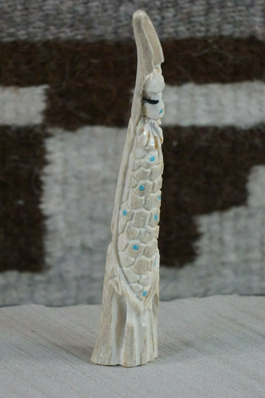 Corn Maiden Zuni Fetish Carving - Jerrold Lahaleon - High Lonesome Trading