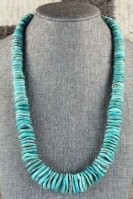 Turquoise & Sterling Silver Necklace - Louise Joe - High Lonesome Trading
